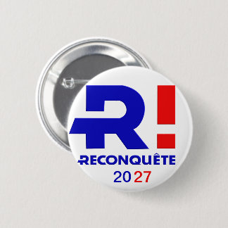Bóton Redondo 5.08cm Badge rond 57 mm, Reconquête 2027