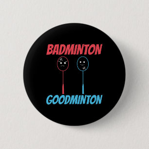 Bóton Redondo 5.08cm Badminton Goodminton Racket Meme