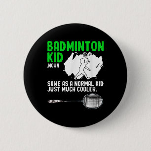 Bóton Redondo 5.08cm Badminton Kid Racket Shuttle Hobby Badminton Playe