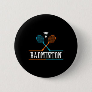 Bóton Redondo 5.08cm Badminton Racket Shuttle Team Treinador Badminton