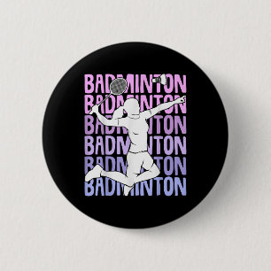 Bóton Redondo 5.08cm Badminton Shuttle Girls Women