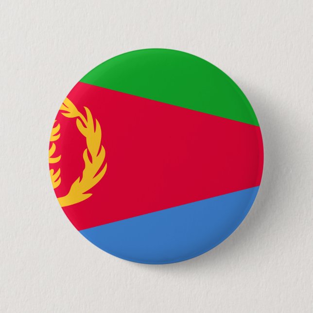 Bóton Redondo 5.08cm Baixo custo! Bandeira de Eritrea (Frente)
