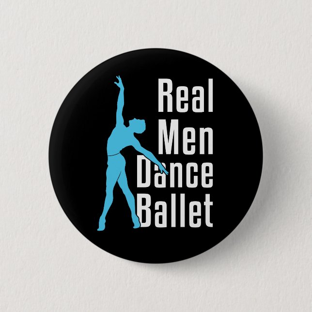 Bóton Redondo 5.08cm Balé Real Men Dance (Frente)