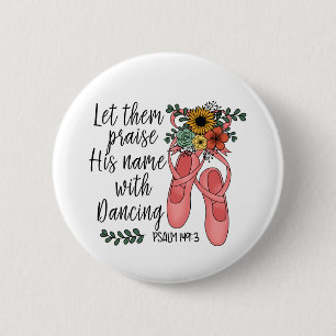 Bóton Redondo 5.08cm Balés Ballerina Christian Cote