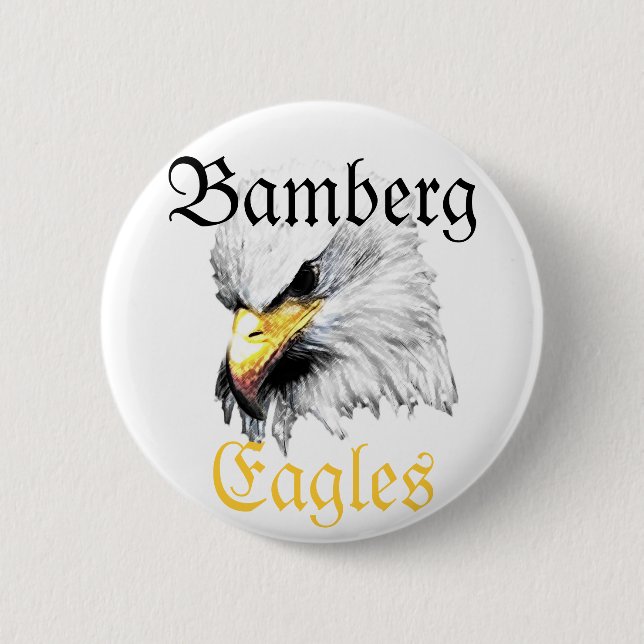 Bóton Redondo 5.08cm Bamberg Eagles (Frente)