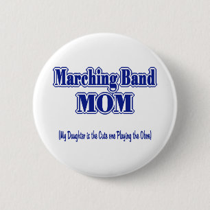 Bóton Redondo 5.08cm Banda de Marcha Mãe/ Oboe