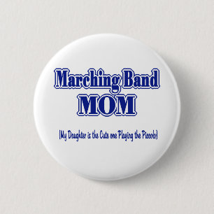 Bóton Redondo 5.08cm Banda de Marcha Mãe/ Piccolo