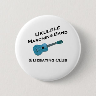 Bóton Redondo 5.08cm Banda do Ukulele & clube do debate