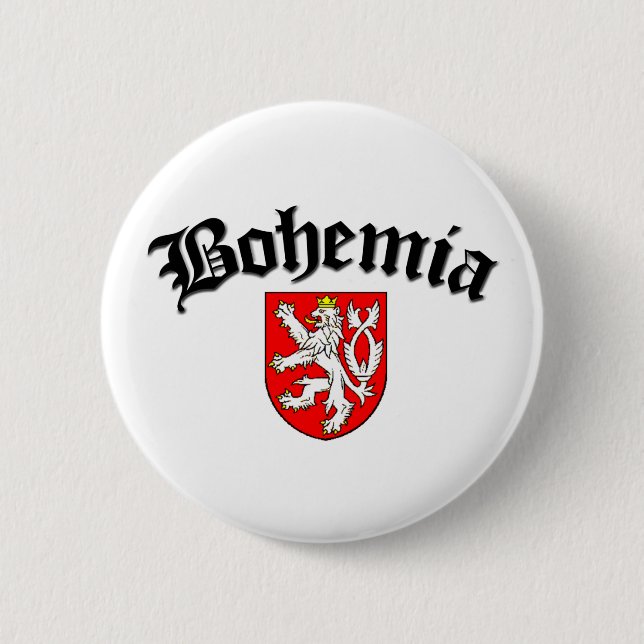 Bóton Redondo 5.08cm Bandeira 2 de Boémia (Frente)