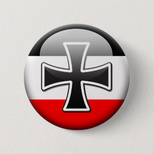 Bóton Redondo 5.08cm Bandeira alemão WWI