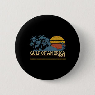 Bóton Redondo 5.08cm Bandeira Americana G.2025 Do Golfo De Eua