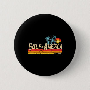 Bóton Redondo 5.08cm Bandeira Americana G.2025 Do Golfo De Eua