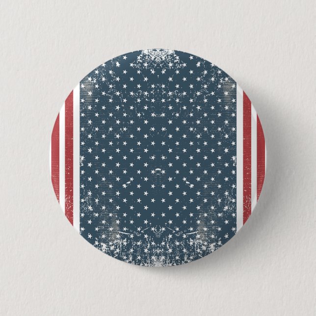Bóton Redondo 5.08cm bandeira americana vertical (Frente)