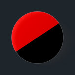 Bóton Redondo 5.08cm Bandeira Anarquista (Anarquismo)<br><div class="desc">Este design apresenta a bandeira vermelha e negra do anarquismo. Louise Michel, que participou do Comune de Paris de 1871, disse: "A faixa vermelha, que sempre defendeu a liberdade, assusta os carrascos porque é tão vermelha com nosso sangue... Aquelas faixas vermelhas e negras acenam sobre nós lamentando nosso morto e...</div>