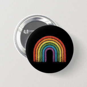 Bóton Redondo 5.08cm Bandeira Arco-Íris LGBTQ Orgulho Gay Conscientizaç