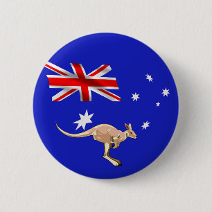 Bóton Redondo 5.08cm Bandeira australiana