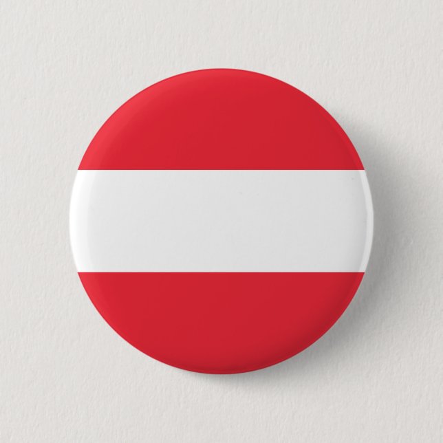 Bóton Redondo 5.08cm Bandeira austríaca (Áustria) (Frente)