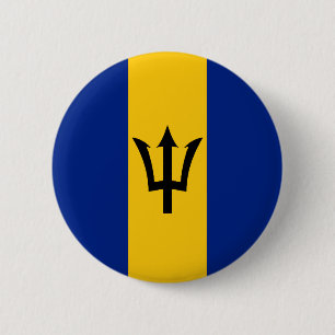 Bóton Redondo 5.08cm Bandeira Barbados