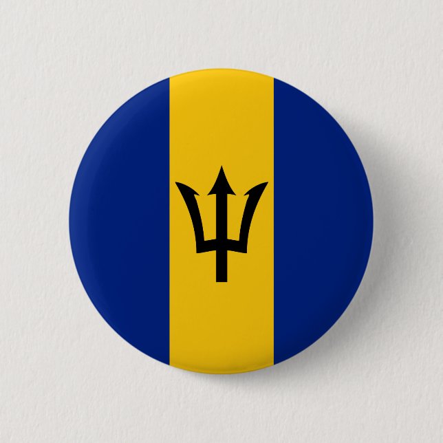 Bóton Redondo 5.08cm Bandeira Barbados (Frente)