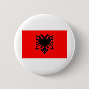 Bóton Redondo 5.08cm Bandeira da Albânia