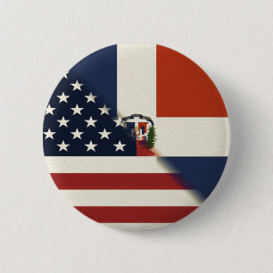 Bóton Redondo 5.08cm Bandeira da América do Norte R.D. EUA