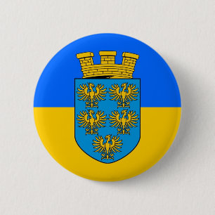 Bóton Redondo 5.08cm Bandeira da Baixa Áustria