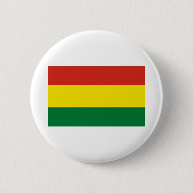 Bóton Redondo 5.08cm Bandeira da Bolívia (Frente)