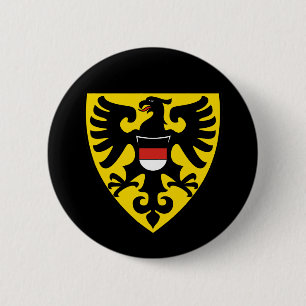 Bóton Redondo 5.08cm bandeira da cidade de Reutlingen alemanha símbolo