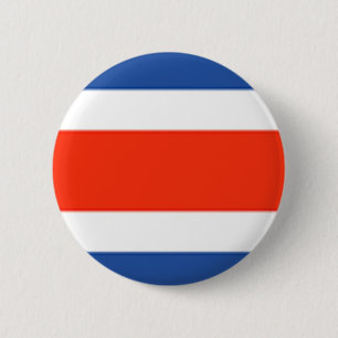 Bóton Redondo 5.08cm Bandeira da Costa Rica