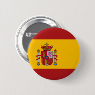 Bóton Redondo 5.08cm Bandeira da Espanha