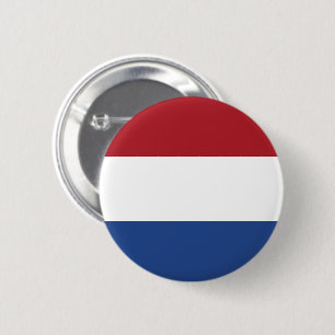 Bóton Redondo 5.08cm Bandeira da Holanda