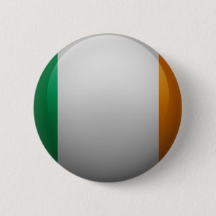 Bóton Redondo 5.08cm Bandeira da Irlanda