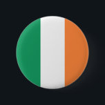 Bóton Redondo 5.08cm Bandeira da Irlanda<br><div class="desc">Bandeira Patriótica da Irlanda.</div>