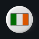 Bóton Redondo 5.08cm Bandeira da Irlanda<br><div class="desc">A imagem mostra a Irish Flag ou Flag da Irlanda,  o tricolor verde,  branco e laranja.</div>