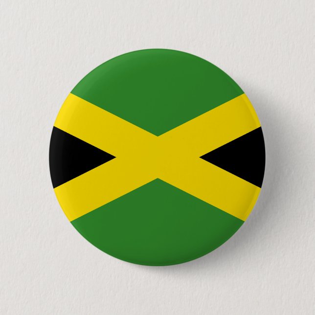 Bóton Redondo 5.08cm Bandeira da Jamaica (Frente)