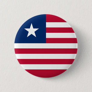 Bóton Redondo 5.08cm Bandeira da Libéria