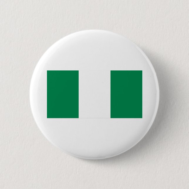 Bóton Redondo 5.08cm Bandeira da Nigéria (Frente)