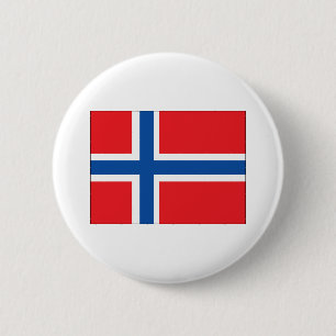 Bóton Redondo 5.08cm Bandeira da Noruega