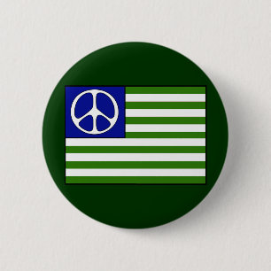 Bóton Redondo 5.08cm Bandeira da paz