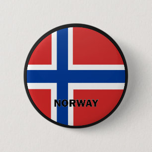 Bóton Redondo 5.08cm Bandeira da qualidade de Noruega Roundel