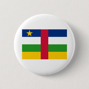 Bóton Redondo 5.08cm Bandeira da República Centro-Africana