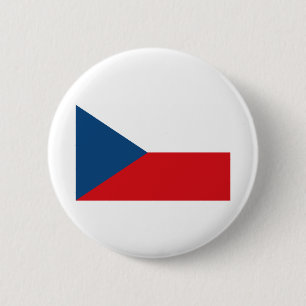 Bóton Redondo 5.08cm Bandeira da República Checa