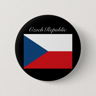 Bóton Redondo 5.08cm Bandeira da República Checa - República Checa
