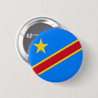 Bóton Redondo 5.08cm Bandeira da República Democrática do Congo
