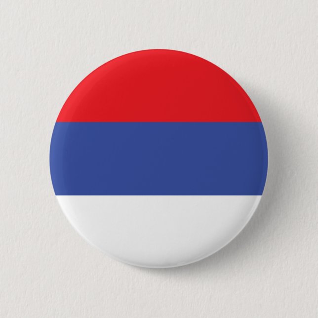 Bóton Redondo 5.08cm Bandeira da República Sérvia (Frente)