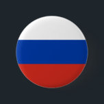 Bóton Redondo 5.08cm Bandeira da Rússia<br><div class="desc">Bandeira patriótica da Rússia.</div>