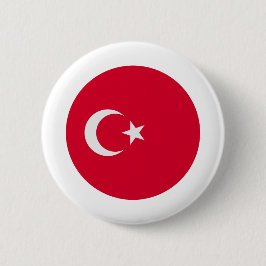 Bóton Redondo 5.08cm Bandeira da Turquia