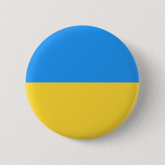 Bóton Redondo 5.08cm Bandeira da Ucrânia