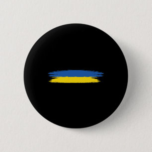 Bóton Redondo 5.08cm Bandeira da Ucrânia Com Cores Azul e Amarelo Sem G