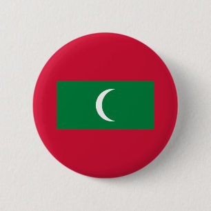Bóton Redondo 5.08cm Bandeira das Maldivas